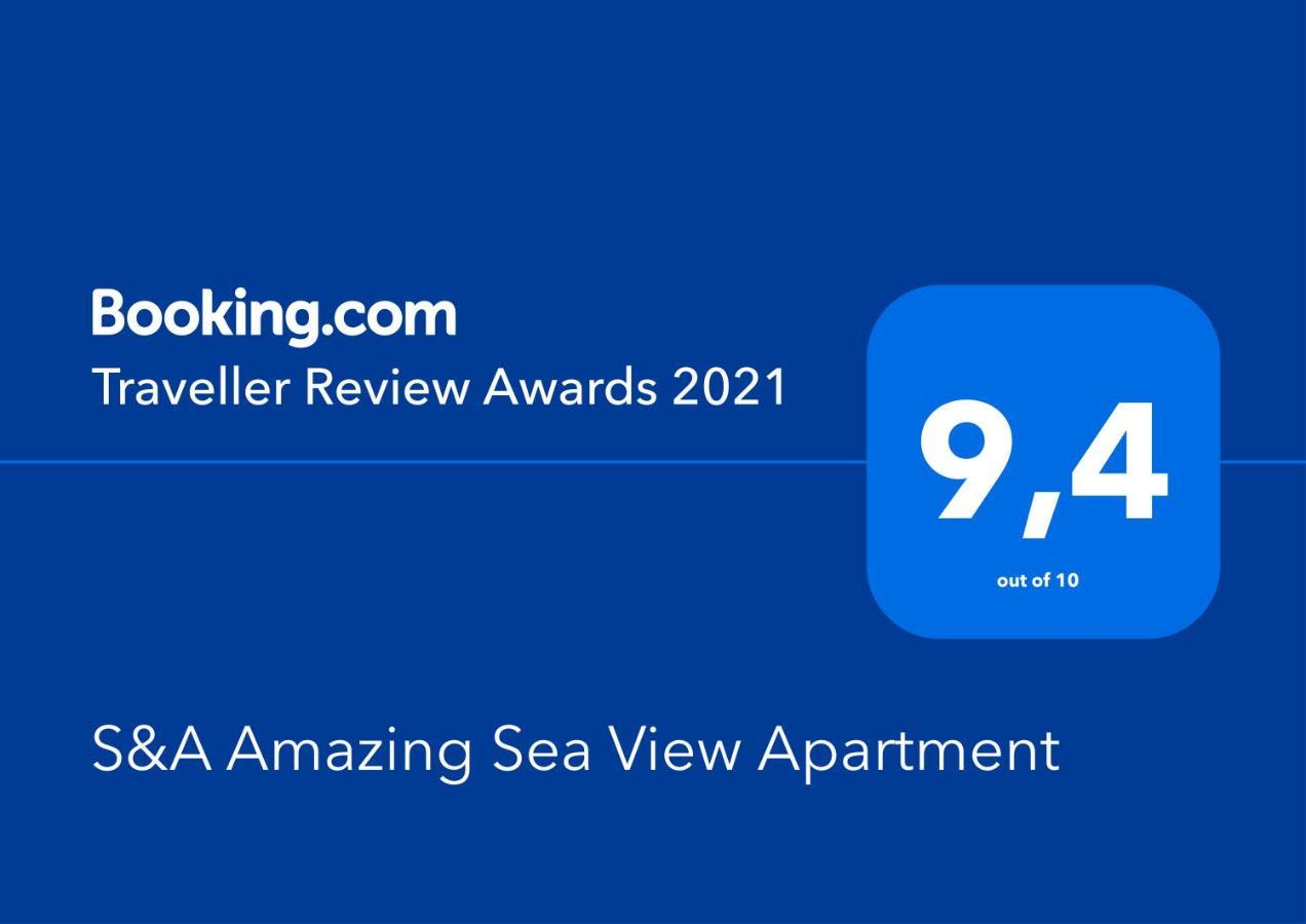 S&A Amazing Sea View Apartment Родос Экстерьер фото